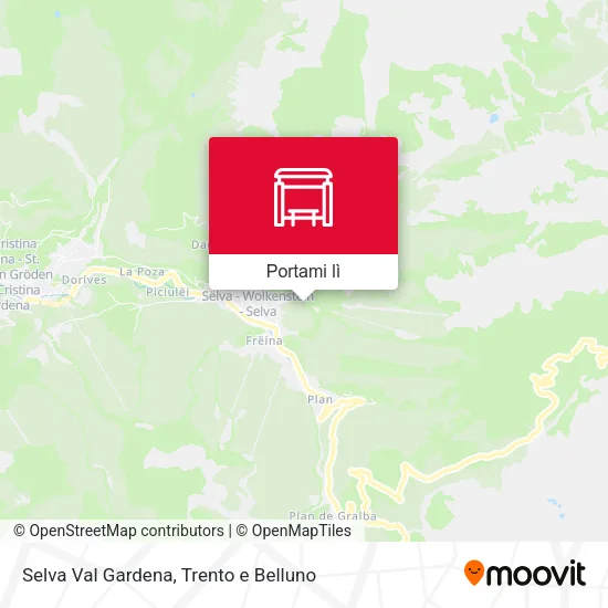 Mappa Selva Val Gardena