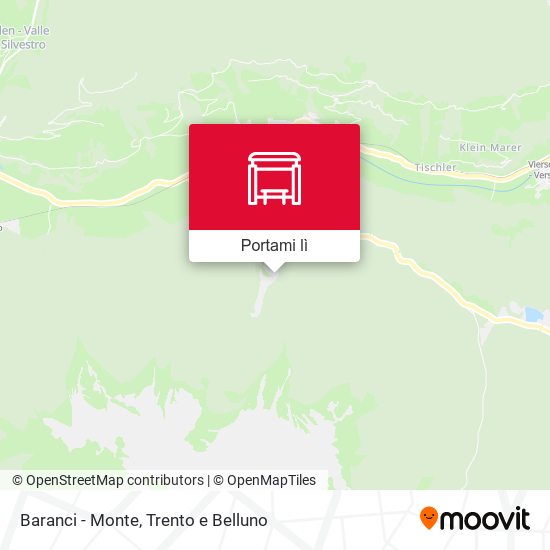 Mappa Baranci - Monte