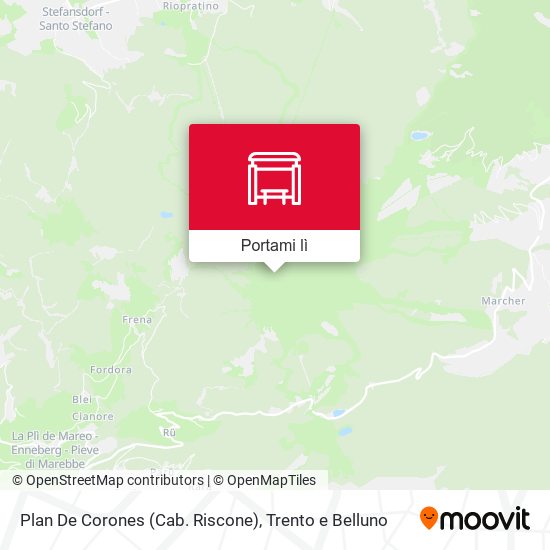 Mappa Plan De Corones (Cab. Riscone)
