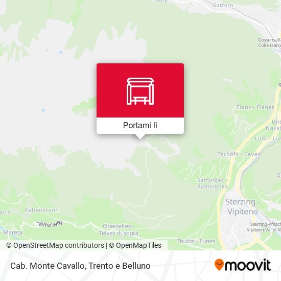 Mappa Cab. Monte Cavallo