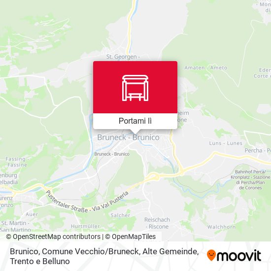 Mappa Brunico, Comune Vecchio / Bruneck, Alte Gemeinde