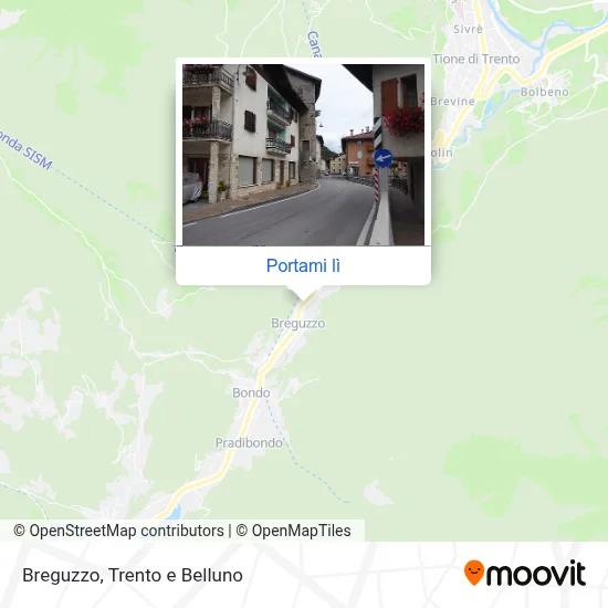 Mappa Breguzzo