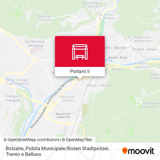 Mappa Bolzano, Polizia Municipale / Bozen Stadtpolizei