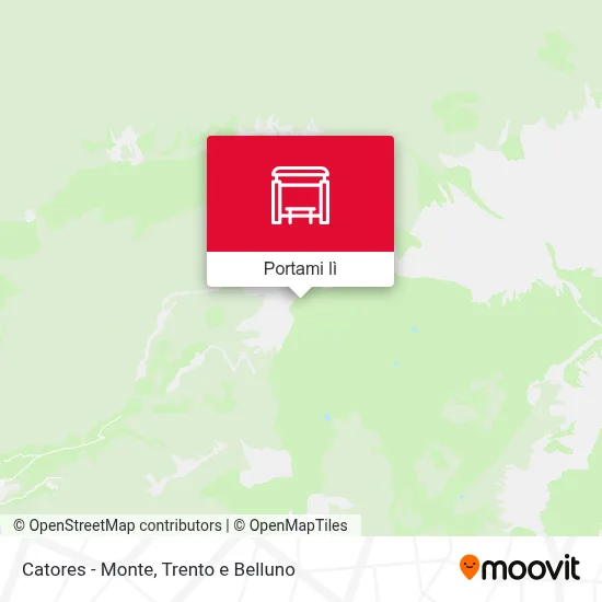 Mappa Catores - Monte