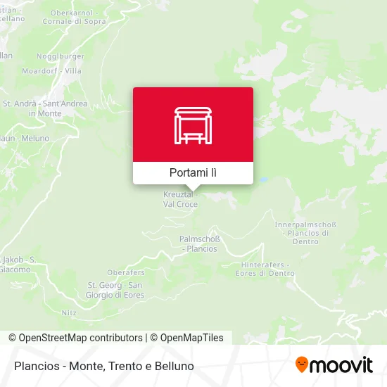 Mappa Plancios - Monte