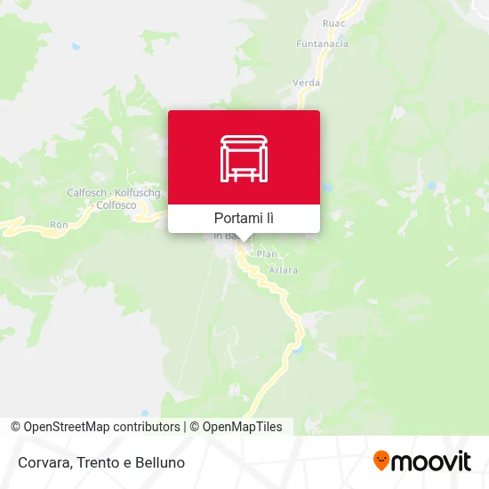 Mappa Corvara