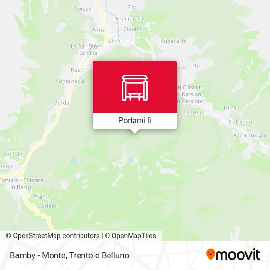 Mappa Bamby - Monte