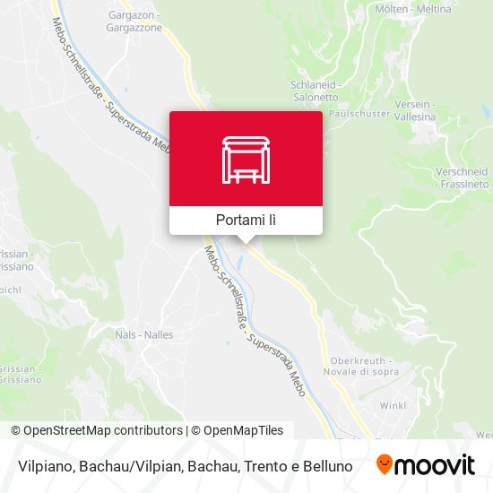 Mappa Vilpiano, Bachau / Vilpian, Bachau