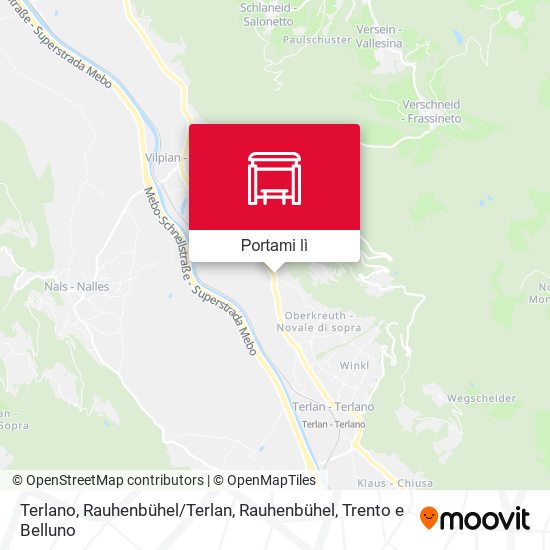 Mappa Terlano, Rauhenbühel / Terlan, Rauhenbühel