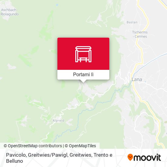 Mappa Pavicolo, Greitwies / Pawigl, Greitwies