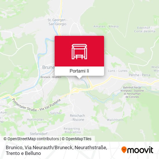 Mappa Brunico, Via Neurauth / Bruneck, Neurathstraße