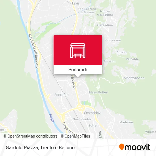 Mappa Gardolo Piazza