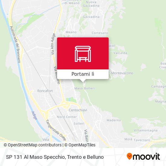 Mappa SP 131 Al Maso Specchio