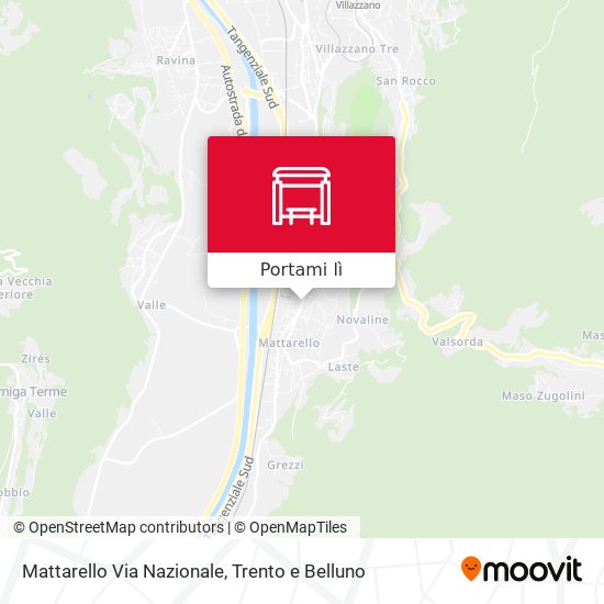 Mappa Mattarello Via Nazionale