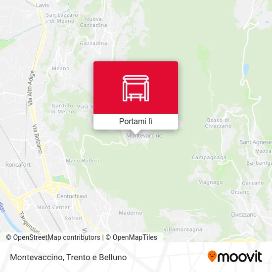 Mappa Montevaccino