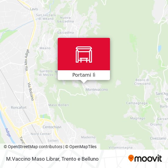 Mappa M.Vaccino Maso Librar