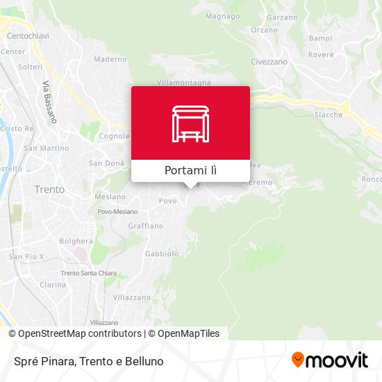 Mappa Spré Pinara