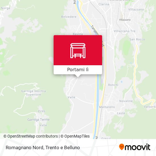 Mappa Romagnano Nord