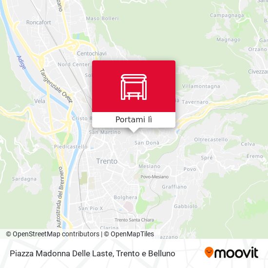 Mappa Piazza Madonna Delle Laste