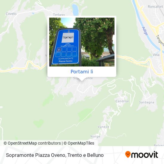 Mappa Sopramonte Piazza Oveno