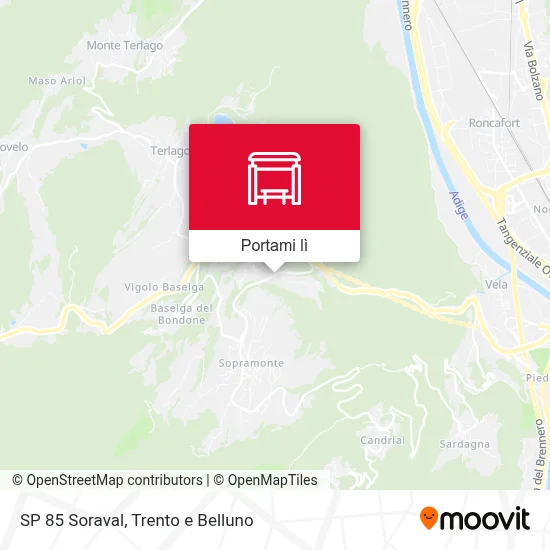 Mappa SP 85 Soraval