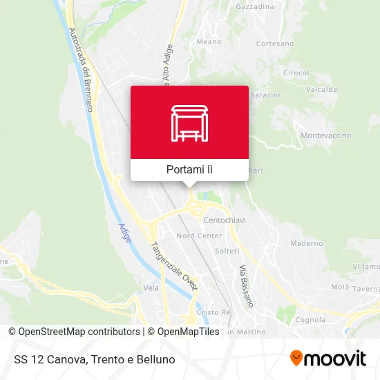 Mappa SS 12 Canova