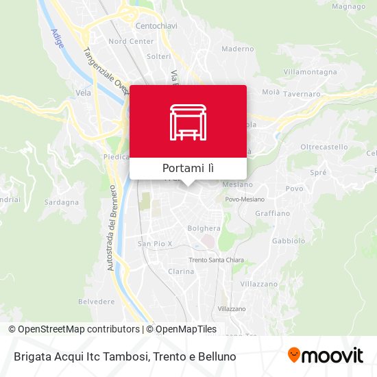 Mappa Brigata Acqui Itc Tambosi