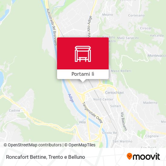Mappa Roncafort Bettine