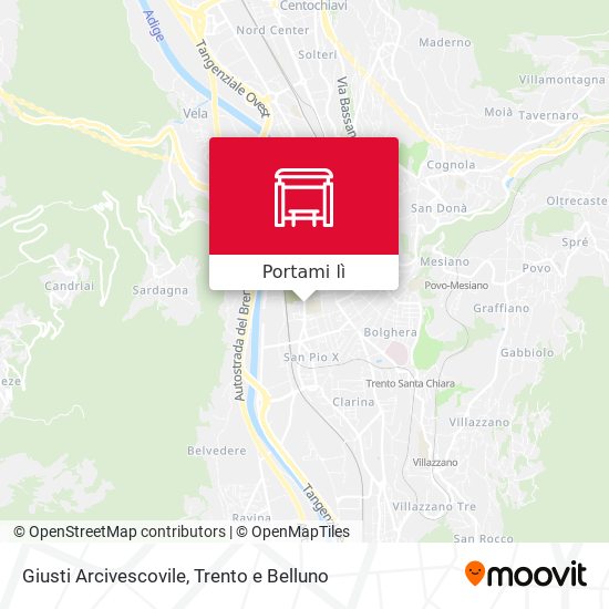 Mappa Giusti Arcivescovile