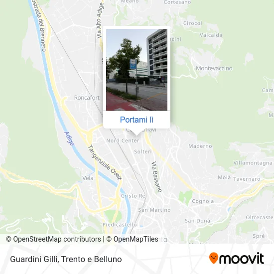 Mappa Guardini Gilli