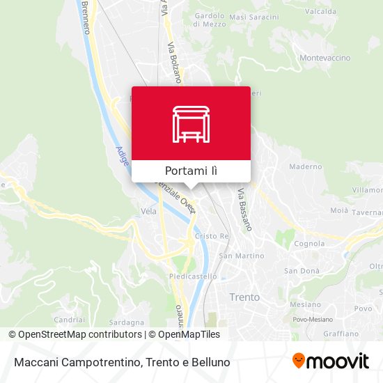 Mappa Maccani Campotrentino