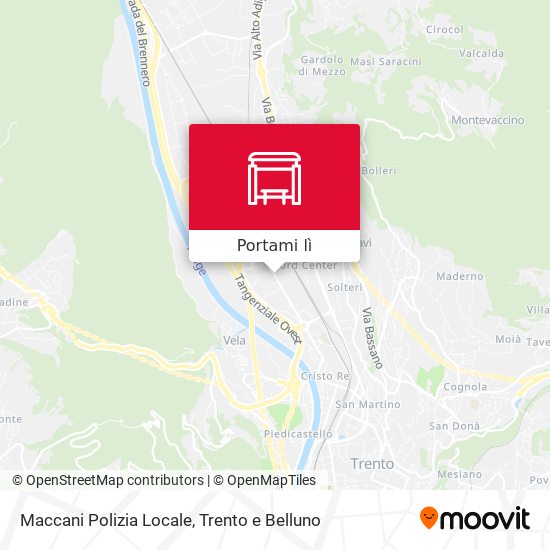 Mappa Maccani Polizia Locale
