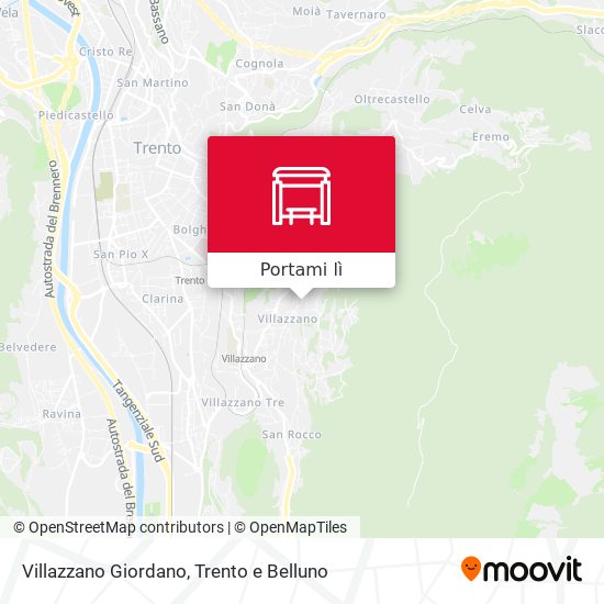Mappa Villazzano Giordano
