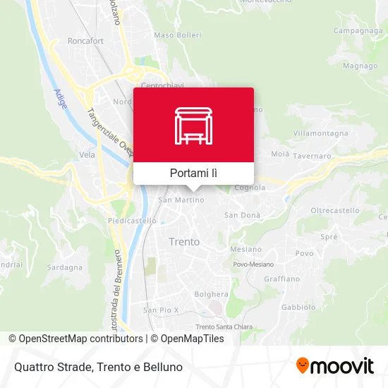 Mappa Quattro Strade