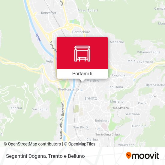 Mappa Segantini Dogana