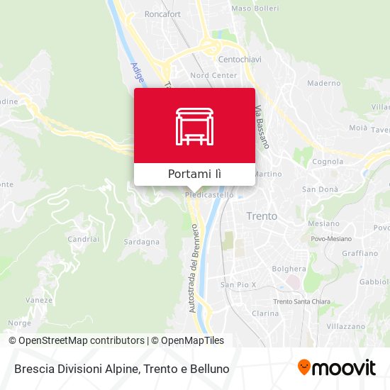 Mappa Brescia Divisioni Alpine
