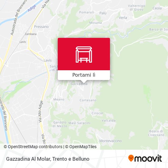Mappa Gazzadina Al Molar