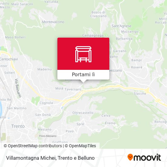 Mappa Villamontagna Michei