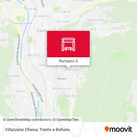 Mappa Villazzano Chiesa