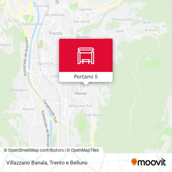 Mappa Villazzano Banala
