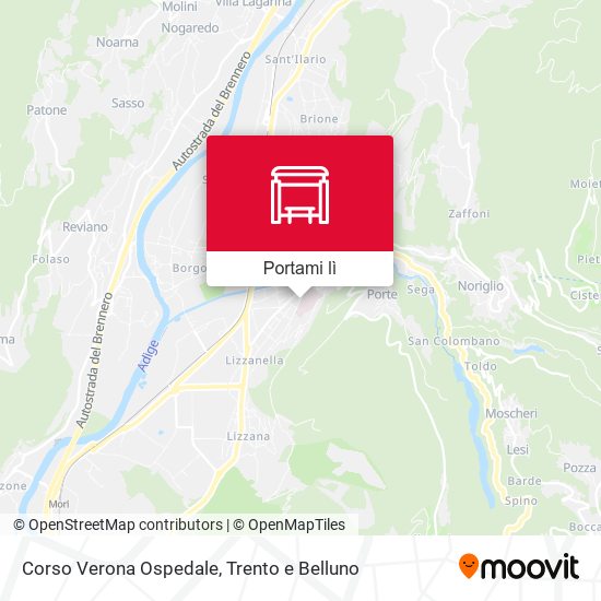Mappa Corso Verona Ospedale