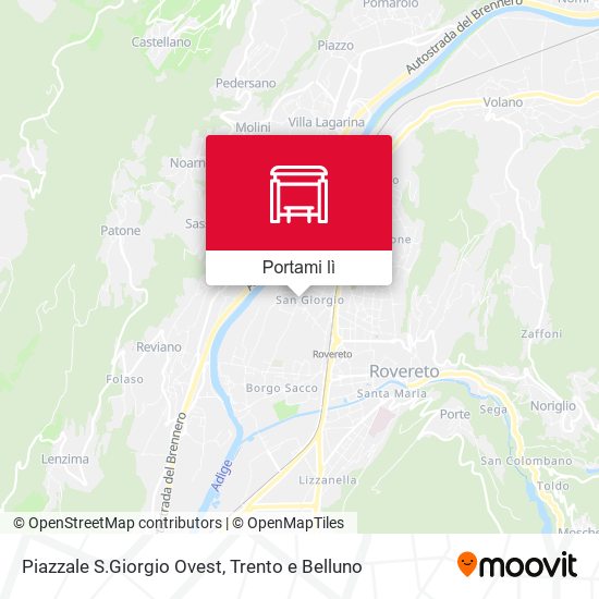Mappa Piazzale S.Giorgio Ovest