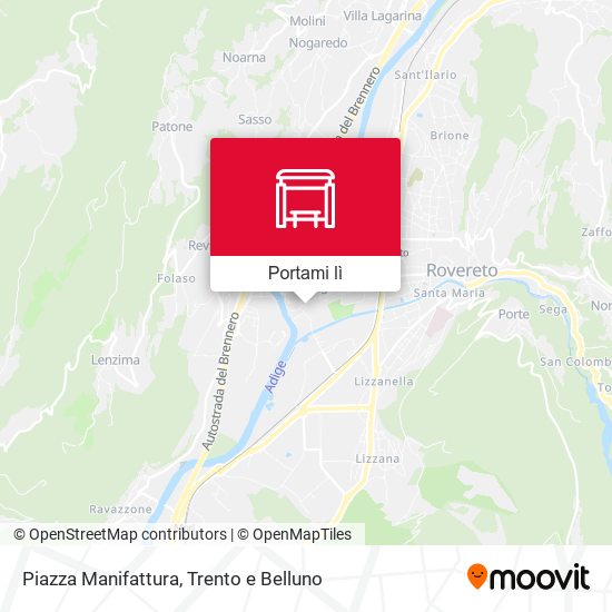 Mappa Piazza Manifattura