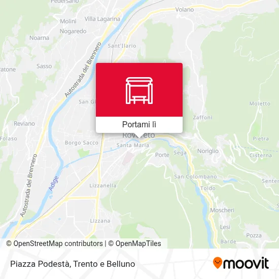 Mappa Piazza Podestà