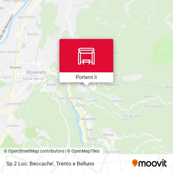 Mappa Sp.2 Loc. Beccache'