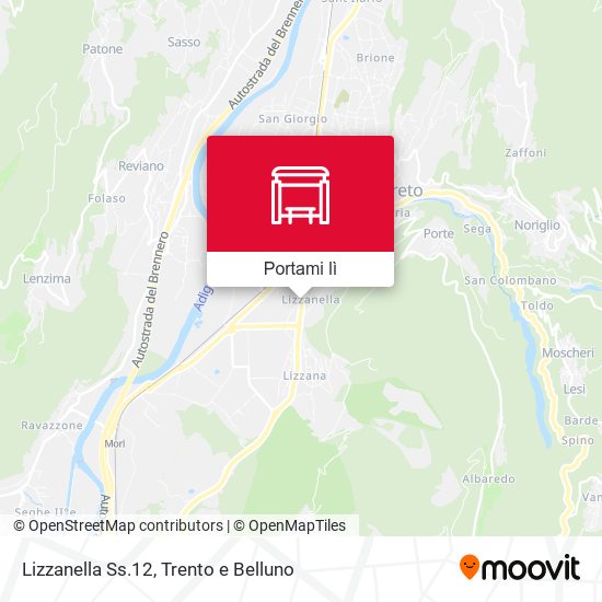 Mappa Lizzanella Ss.12