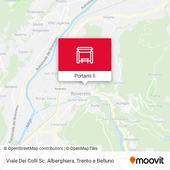 Mappa Viale Dei Colli Sc. Alberghiera
