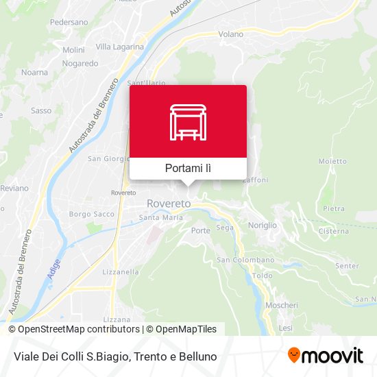 Mappa Viale Dei Colli S.Biagio