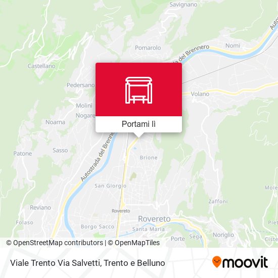 Mappa Viale Trento Via Salvetti