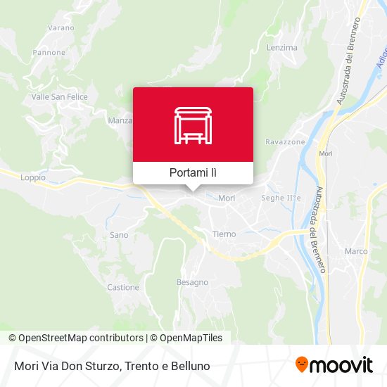 Mappa Mori Via Don Sturzo